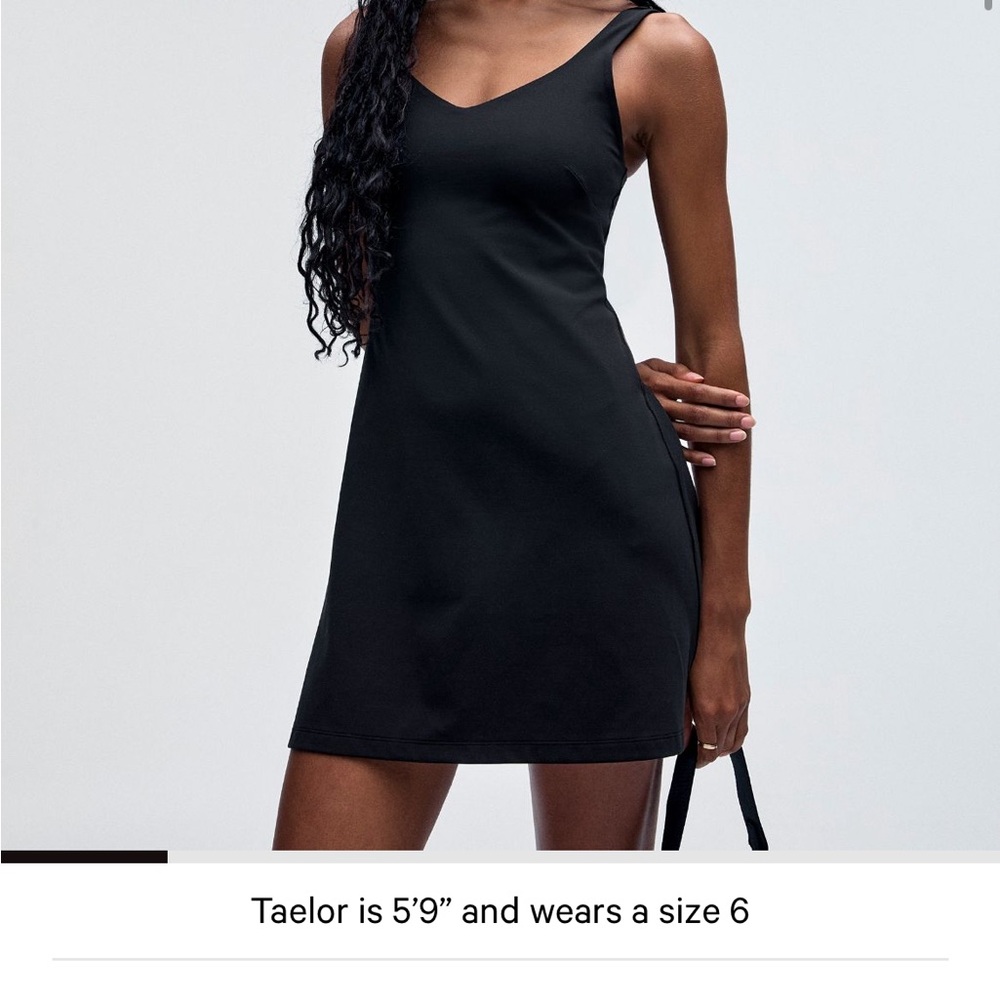 Lululemon Athletica Black Mini Dress